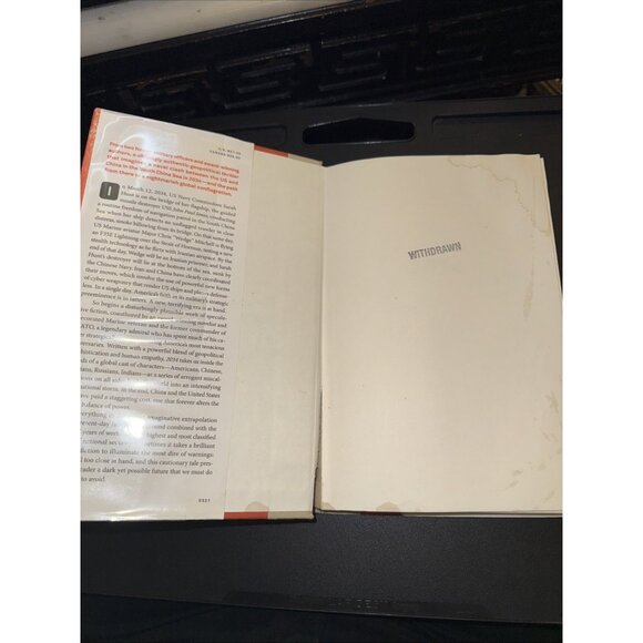 2034: A Novel of the Next World War Hardcover By Ackerman Elliot EX LIBRARY - Picture 6 of 9